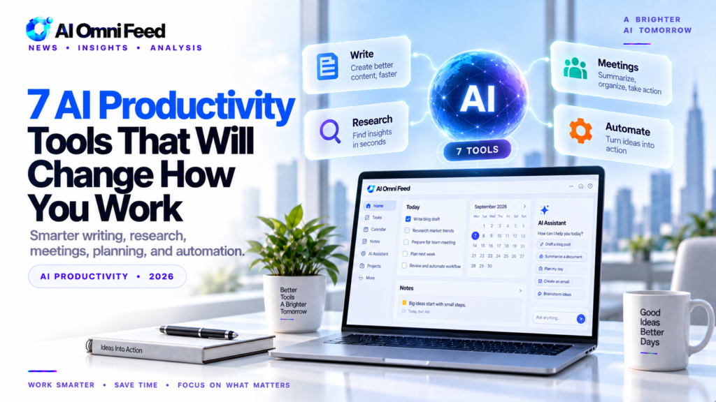 7 AI Productivity Tools That Will Change How You Work in 2026